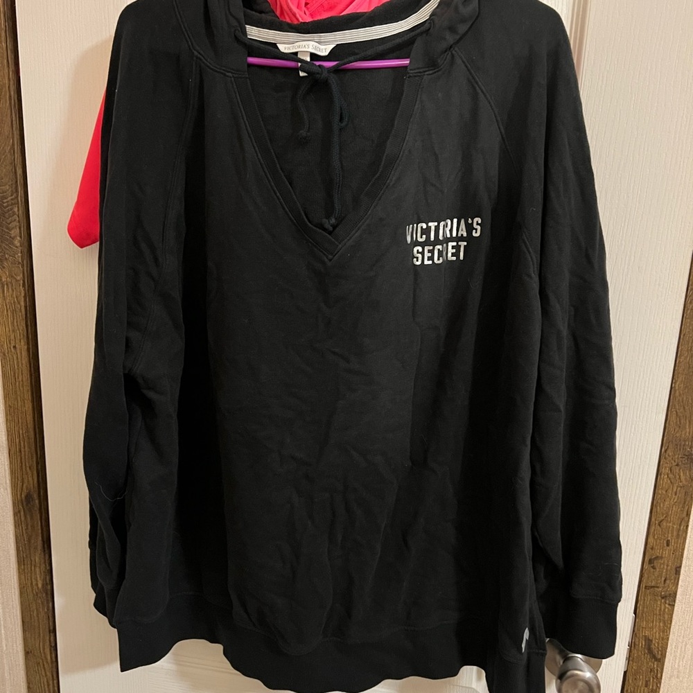 Victoria Secret V Neck Hoodie
